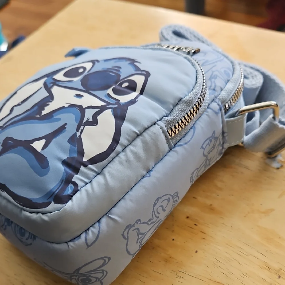 Primark at Disney Stitch Character Crossbody Bag - Light Blue - Picture 4 of 15
